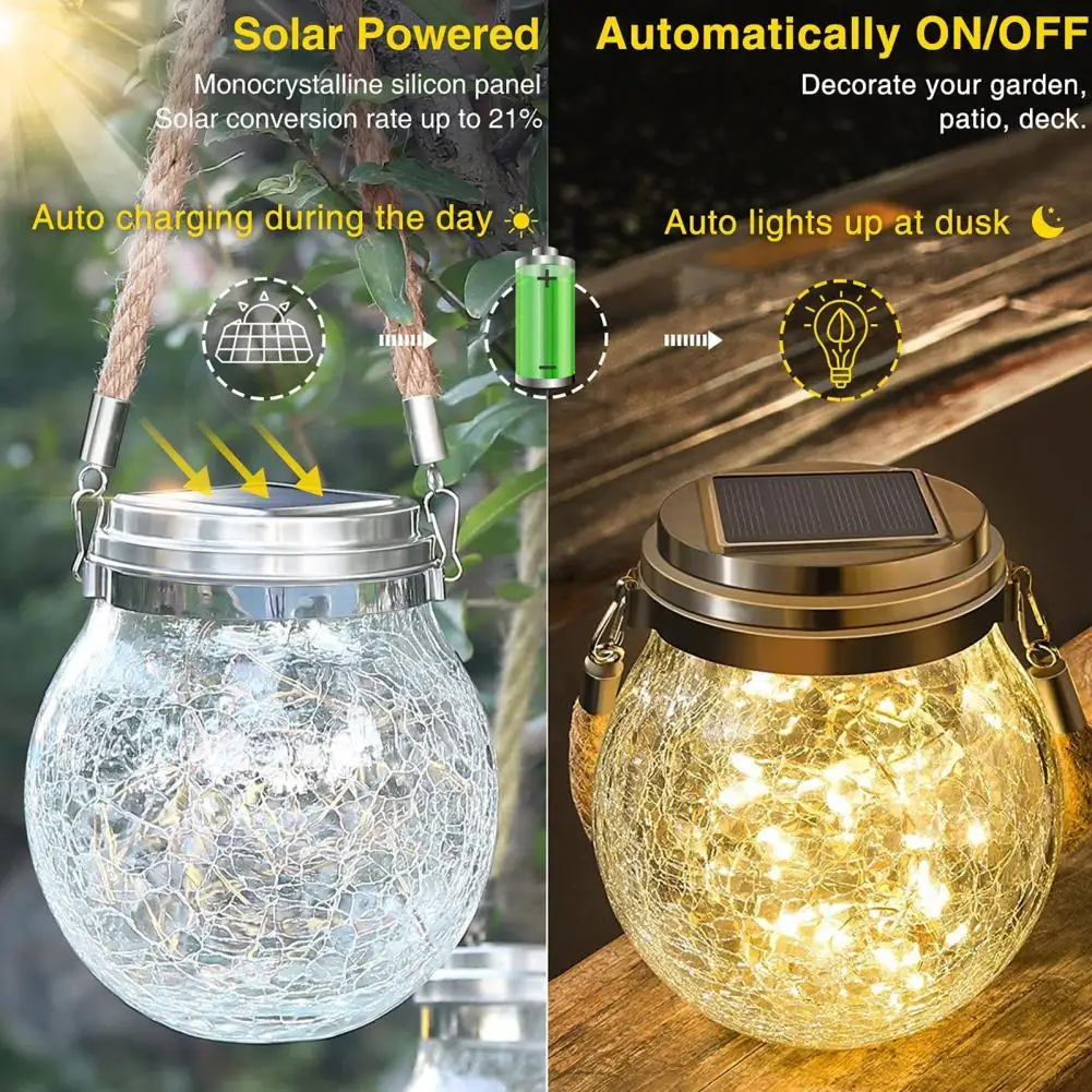 

Garden Decor with Dancing Flame Effect Decorative Solar Lantern Lights with Flickering Flame for Outdoor for Yard for Porch