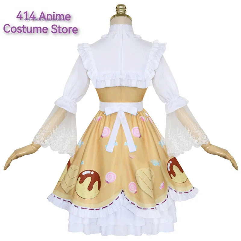 Game Identity V Mechanic Tracy Reznik Cosplay Costume Candy Maid Dress Women Girls Gothic Lolita Dresses for Halloween Party