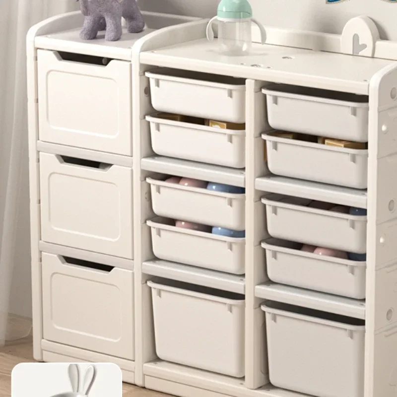 Children's Toy Storage Rack Household Baby Storage Cabinet Toy Organizing Rack Baby
