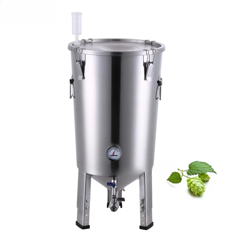 Stainless steel 304 conical fermenter 30L tank fermenter with cooler for home brewing beer fermenter