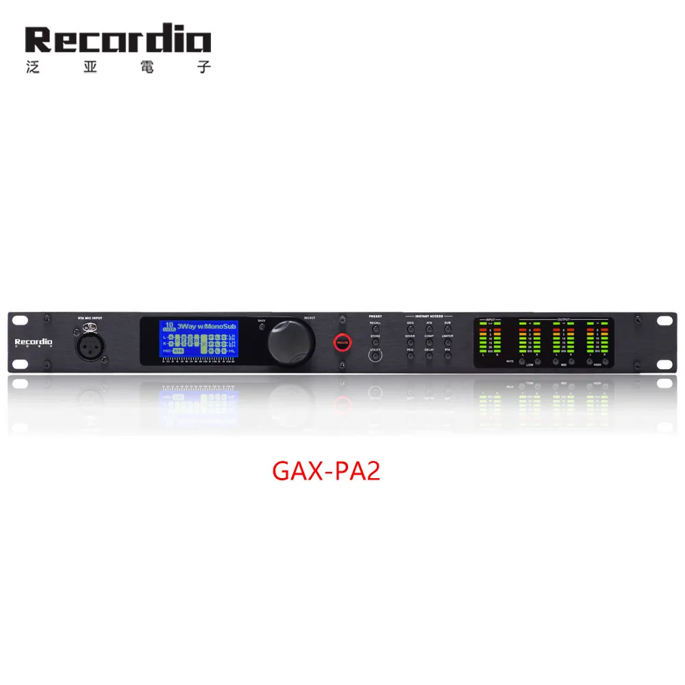 GAX-PA2 Digital processor 2in6out DriveRack PA professional Sound System Equipment Effector for hot selling