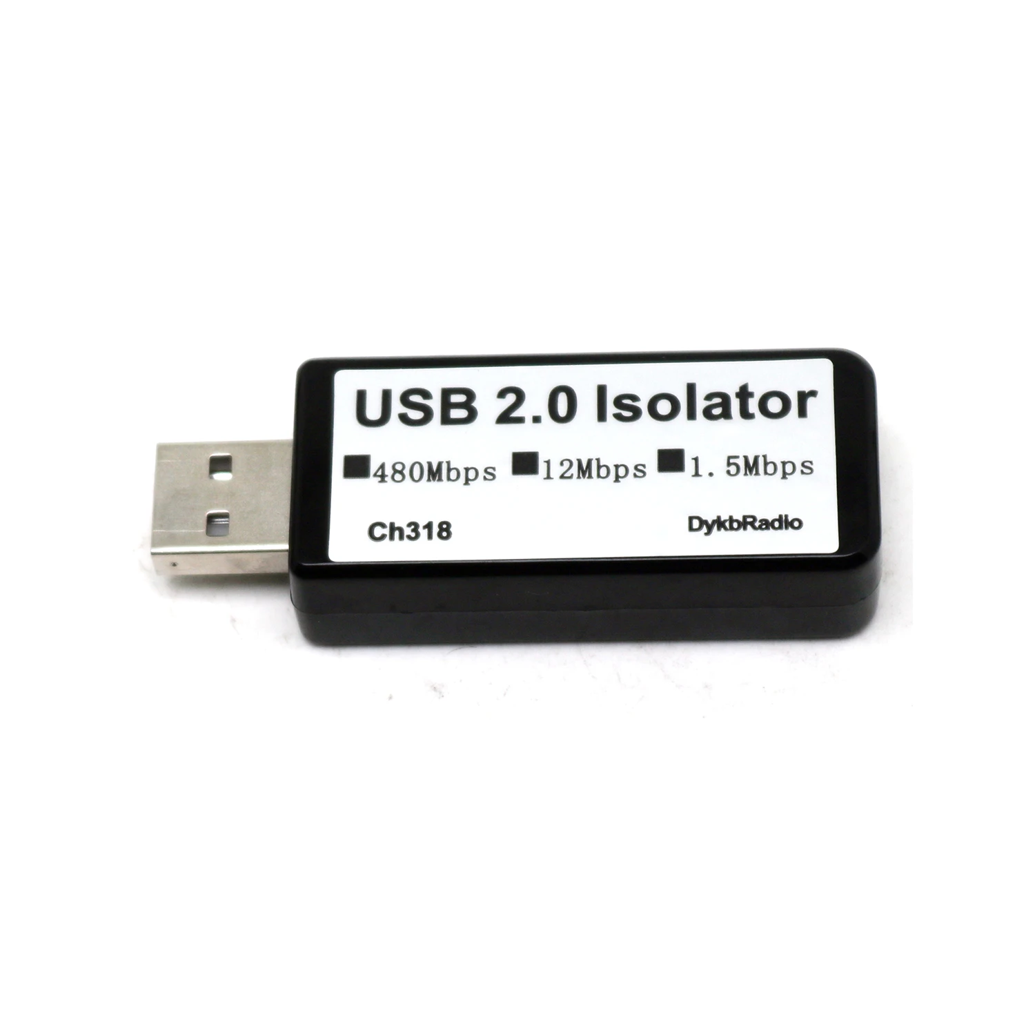 CH318T 480Mbps USB 2.0 Hochgeschwindigkeits-Isolator Isolationsschutz Isolierter USB-Hub für PC HDD/Beseitigung von Erdungsrauschen DAC/Audio – Detail 2