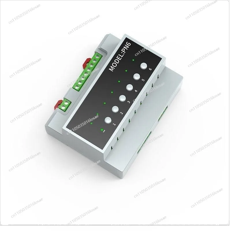 For Zigbee 6 Way Power Controller Dry Contact Switch Module Supports 485 Switch Weak Current Switch