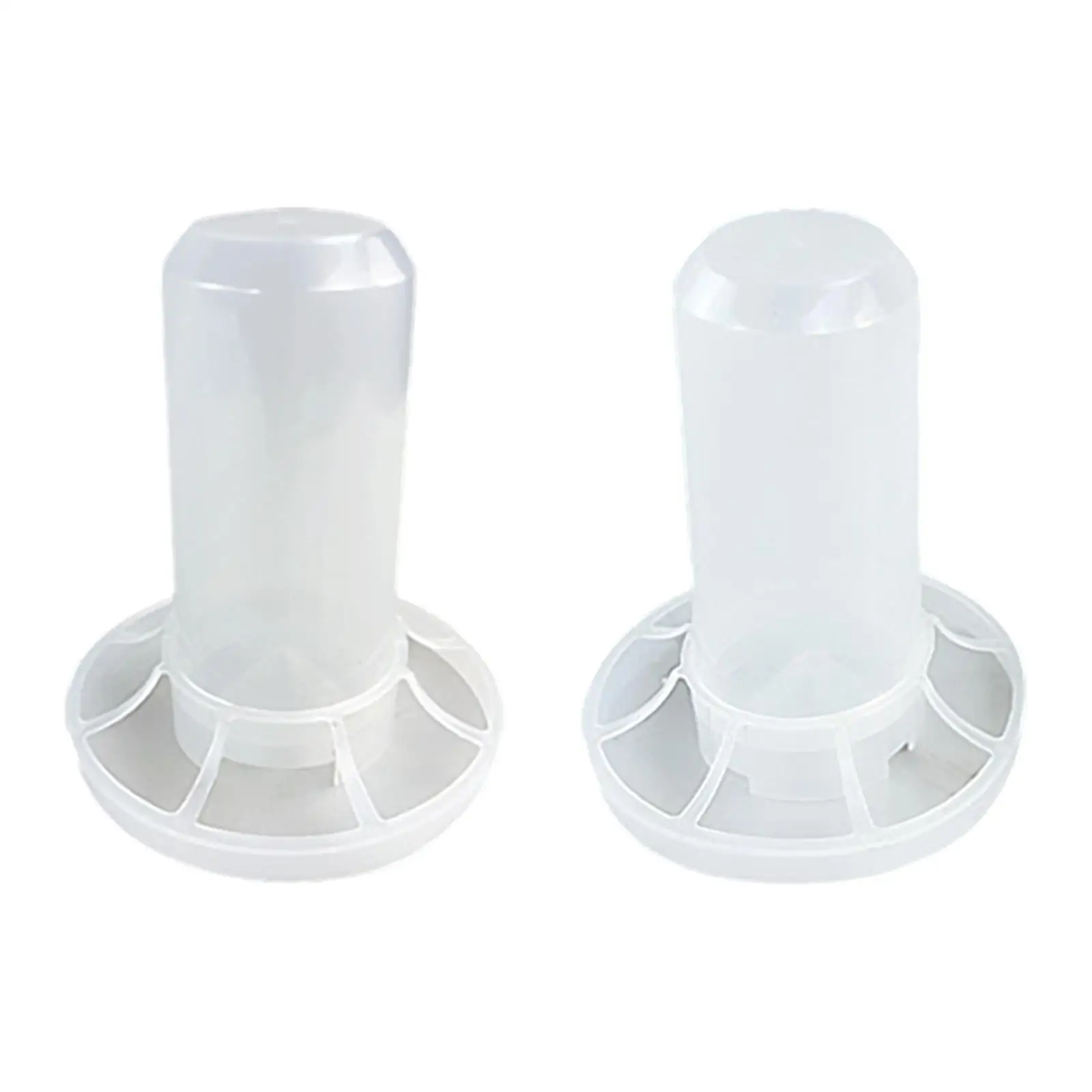 وحدة تغذية الدجاج الأوتوماتيكية، دلو مستلزمات الدجاجة مع منافذ لحديقة الحمام والبط والديك #2