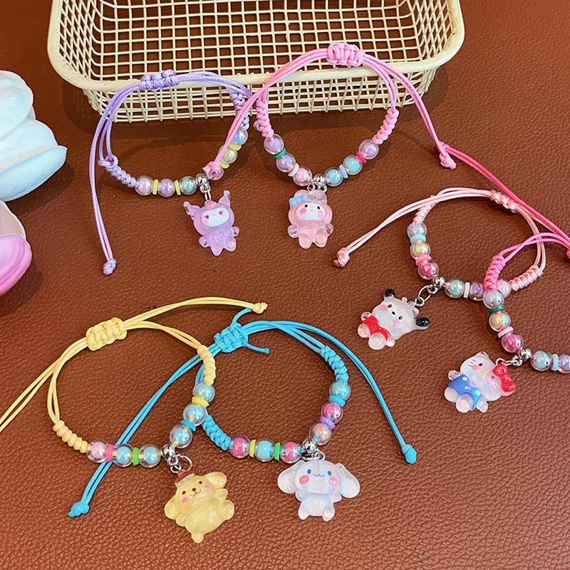 Niedliches KT Cat Kumi Verstellbares Handgewebtes Polyester-Cartoon-Charakter-Charm-Seil, Geschenke, Festivals, Partys, Reise-Belohnungen – Detail 2
