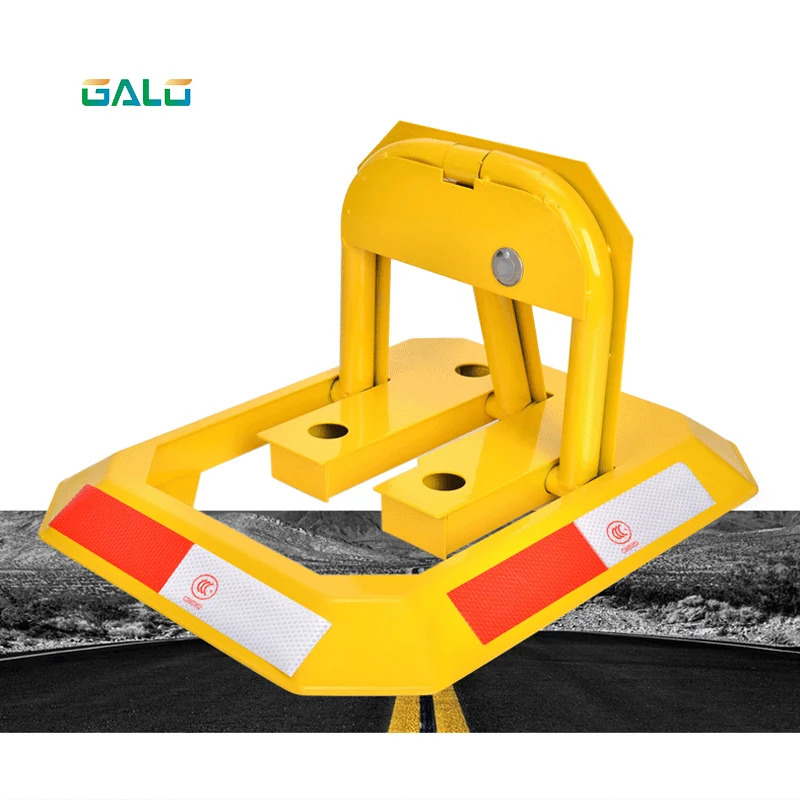 6kg Double Lock Manual Parking Barrier Parking Lock / Hand Operated No Parking Lok Bollard Post