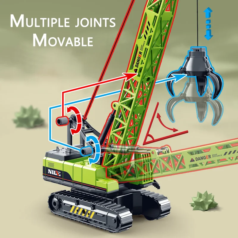 فريق قاطرة الرفع والرفع الهندسي، رافعة كبيرة، مركبة هندسية، نموذج محاكاة لعبة الأطفال، موديل سيارة الصبي #3
