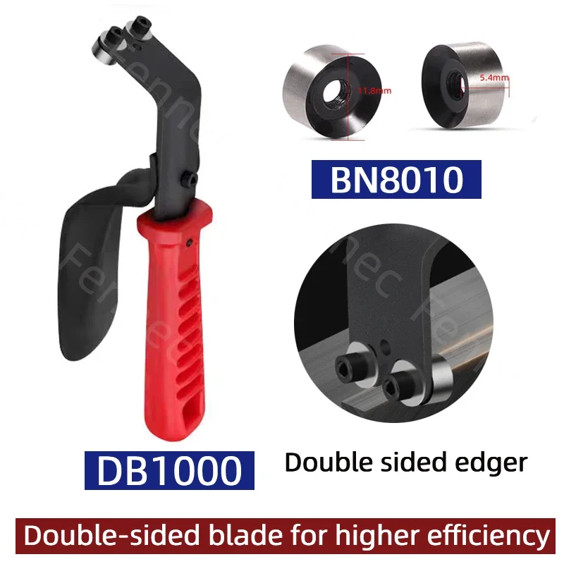 DB1000 Sheet Metal Deburring Trimming Scraper Tool 0-12mm Range Burr Trimming Cutter  Double Sided Trimmer BN8010 Blades
