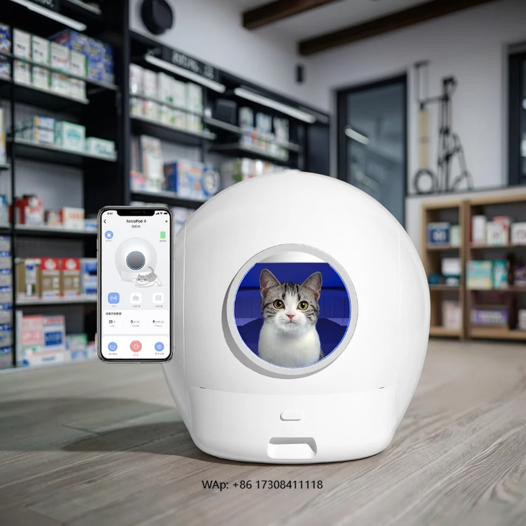 

App control automatic cat box 65L large capacity space easy to clean smart cat box