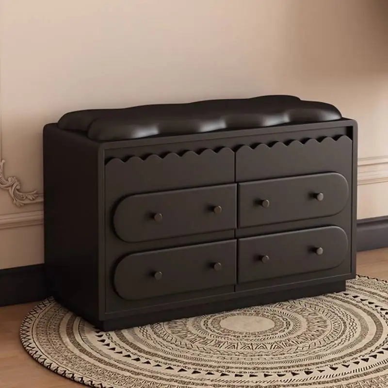 

Waterproof Wooden Shoe Cabinet Modern Natural House Space Saving Shoe Rack Living Room Entryway Meuble Chaussures Furniture Home