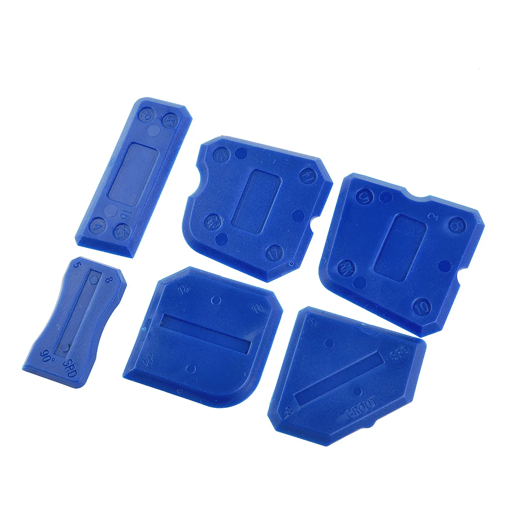 Replacement FUGI 6 Pieces Grout And Silicone Molding And Application Tool Kit Shovel Angle Glue Shovel Floor Cleaning Sealant