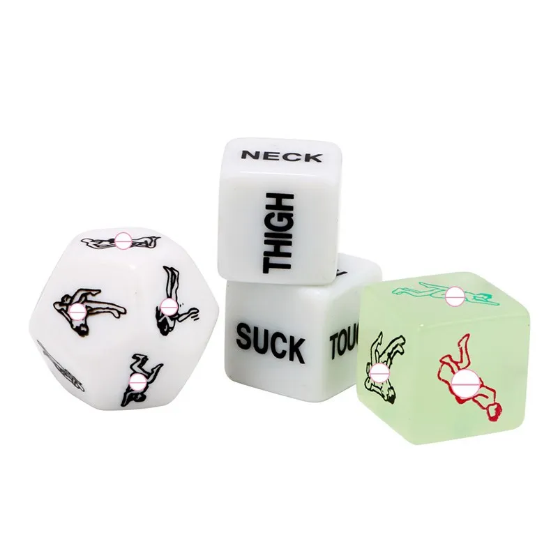 Samox Russian Dice Russian Sex Dice Sex Toys For Couples Acrylic Erotic Toys Adult Sex Toys For Women Men Russian