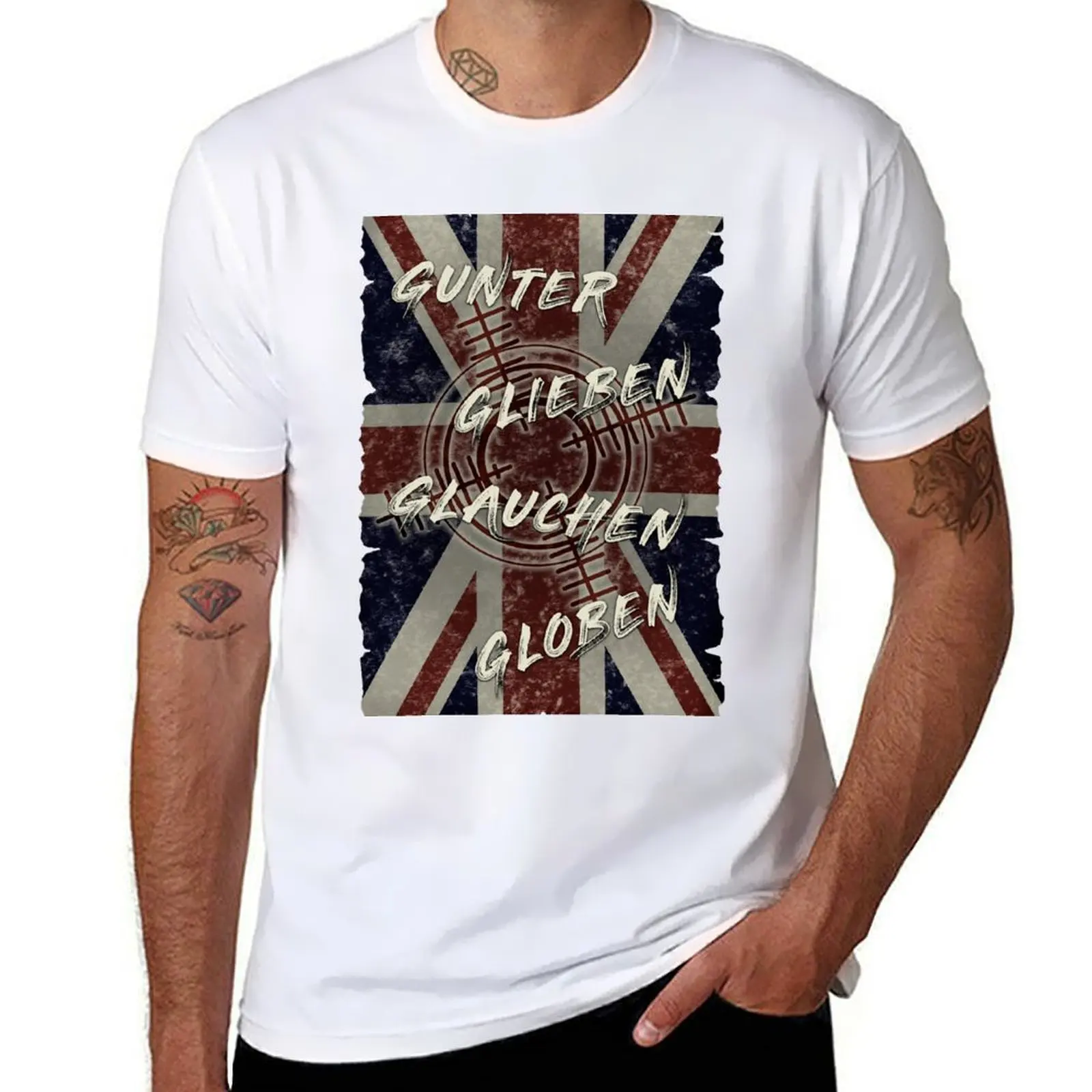 Camiseta Gunter Glieben Glauchen Globen, camiseta lisa de anime para hombre
