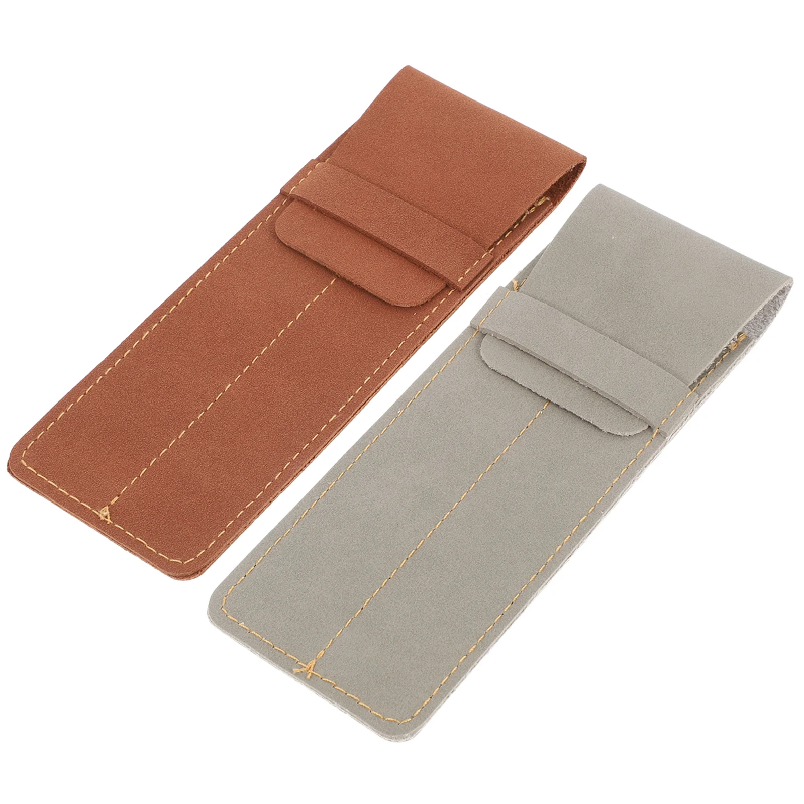 

2 Pcs Pen Sleeve Practical Pen Pouch Fountain Pen Case Ballpoint Pen Holder Stylish Pen Bags Pencil Cases School