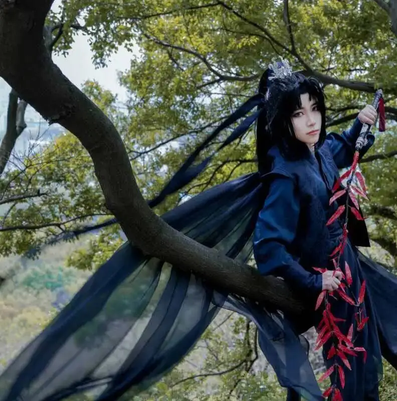 

Er китайский сериал Ha ShaPoLang Guyun Changgeng Winnerisking косплей костюм Changgu Moran Cos платье Hanfu Хэллоуин