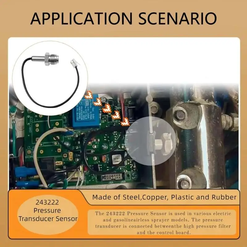 

Профессиональный датчик давления распылителя 243222 для 1095 1595 3400 3900 5900 7900 210 230 295 390 395 490 495 595 695 795