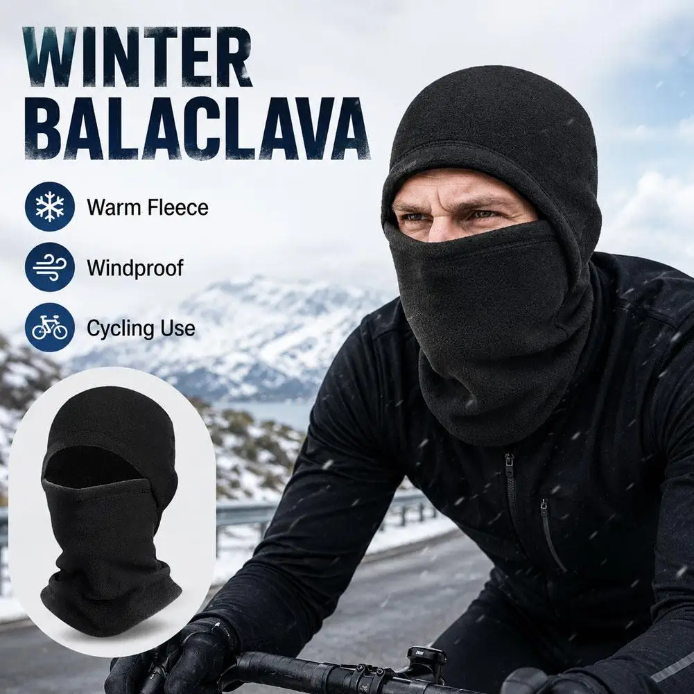 Balaclava Motorcycle Face Mask Moto Helmet Bandana Hood Ski Neck Full Face Mask Windproof Dustproof Face Shield Men's Biker Mask