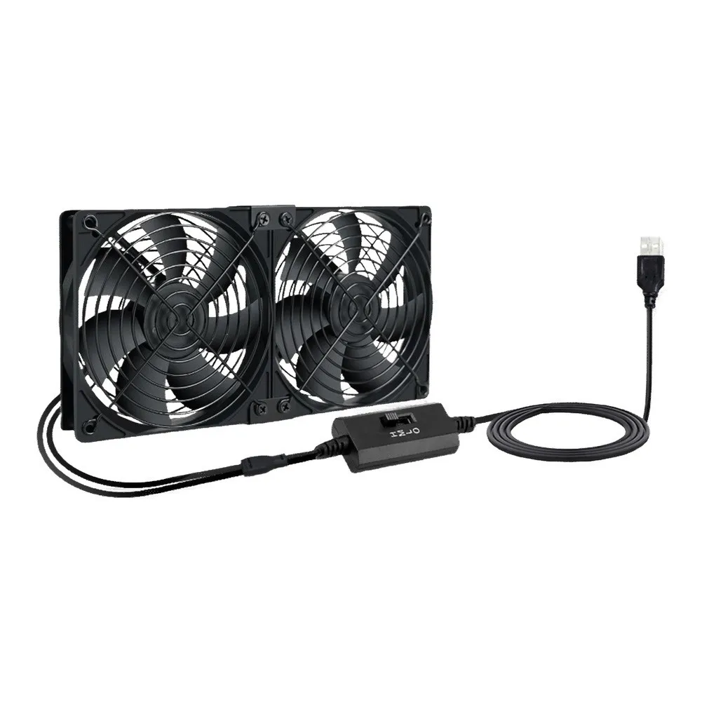 

3-скоростной регулируемый охлаждающий вентилятор USB, подходящий для маршрутизаторов и других устройств для очистителей воздуха, сушилок для домашних животных и шкафов с промышленным управлением