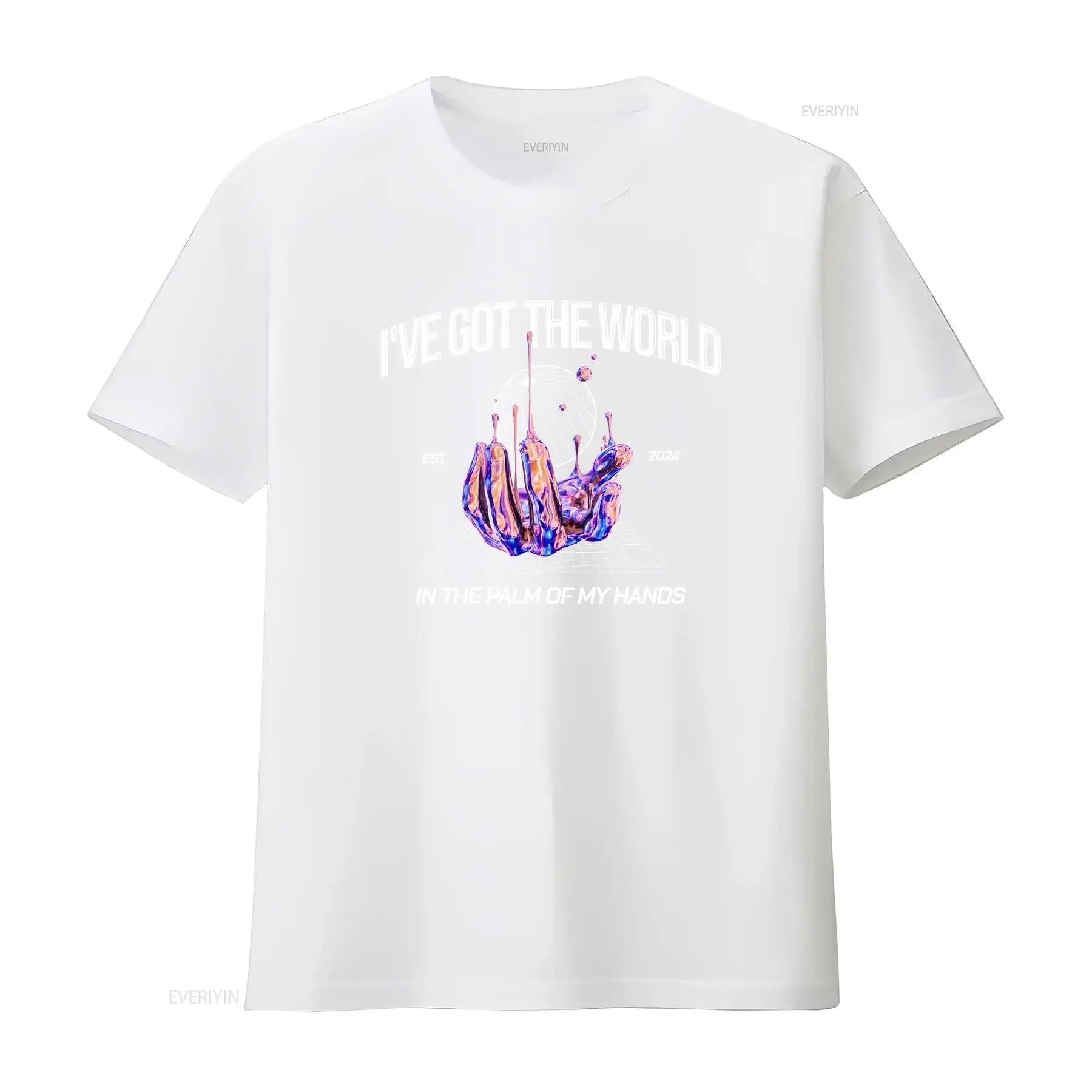 John SummiT T Shirt Palm Of My Hands EDM Festival Outfit House Music Rave Oversized DJ Merch Techno Dance Wear  vintage Washed view 4