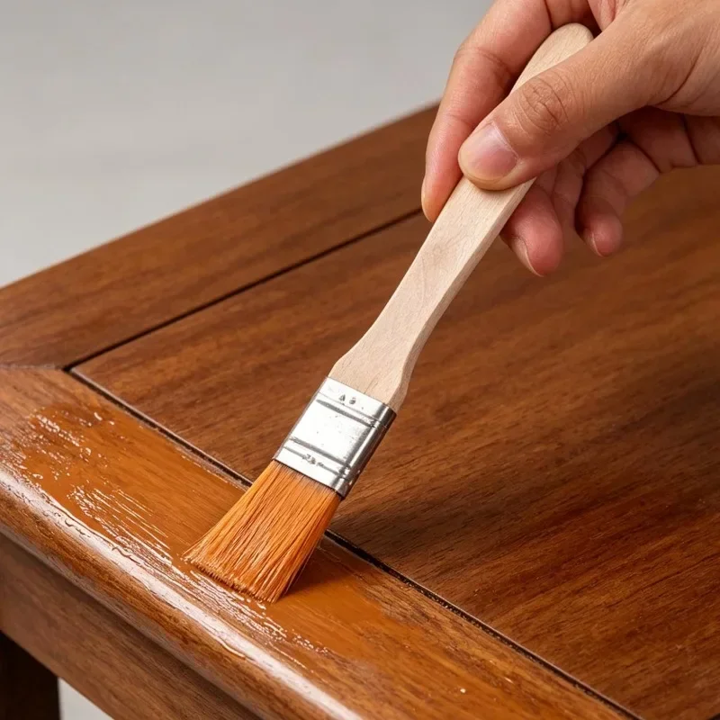 Paint Brushes Wooden Handle Nylon Bristle Paint Brush Set for Oil Painting Dusting Cleaning Edge Trim Painting Brushes Hand Tool