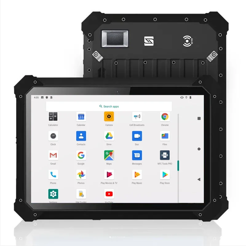 10 inch Touch Screen Android Rugged Tablet Industrial Resist Tablet PC 4G Lte Support Modular Customization