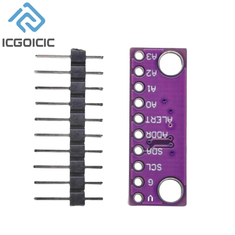 ADS1115 ADS1015 16 Bit I2C Module Precision ADC 4 Channel Development Board Pro Gain Amplifier 2.0V to 5.5V for Arduino RPi image 4