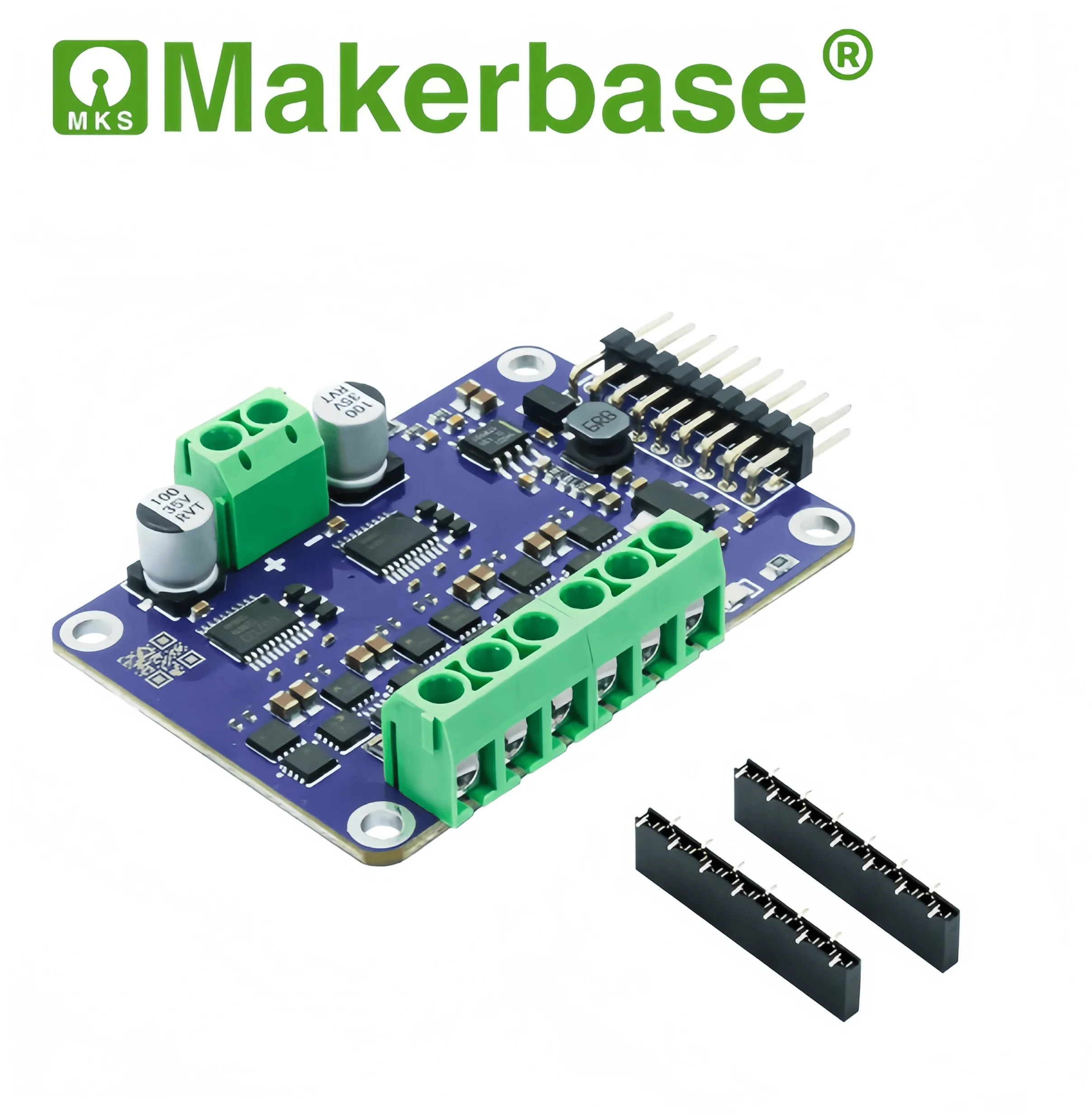 Makerbase Dual-Channel Brushless Micro FOC V3.2/V3.3 with Current Loop — Simple Brushless FOC