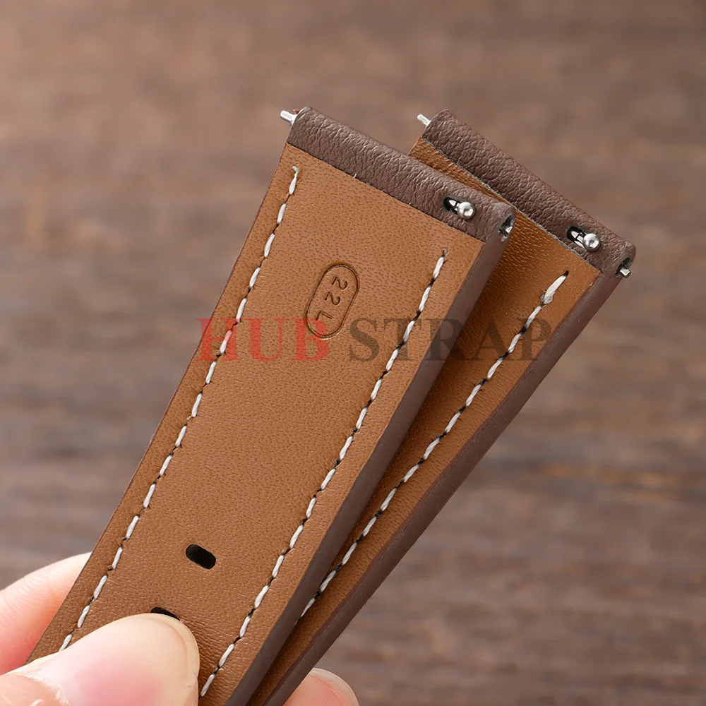 20mm 22mmLeather Watch Band Quick Release Universal Watch Straps Replacement Business Sport Band for Men Women Watch Accessories