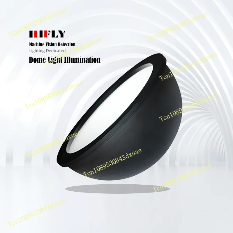 HIFLY Diameter 300mm 24V Machine Vision Industrial LED Dome Illumination Light for Reflection Detection