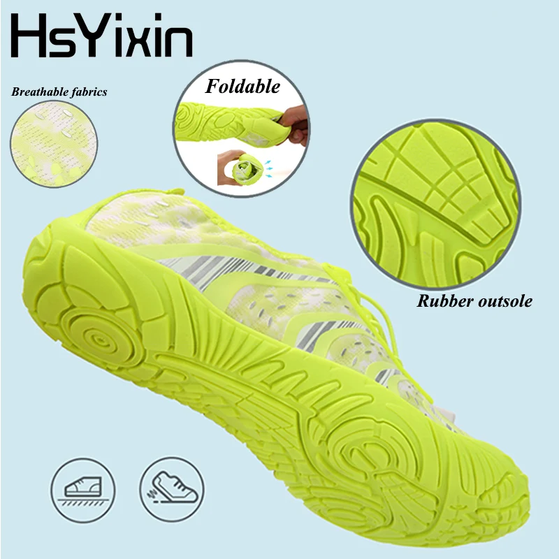 أحذية الخوض للنساء والرجال سريعة الجفاف أحذية المشي لمسافات طويلة في الهواء الطلق حافي القدمين أحذية ماء الشاطئ القوارب التخييم الصيد اليوغا أكوا الأحذية