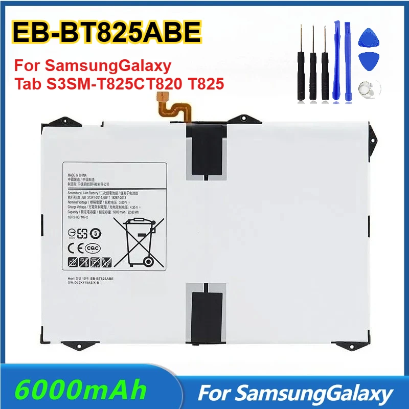 جديد EB-BT825ABE 6000mAh اللوحي استبدال البطارية لسامسونج غالاكسي تبويب S3 9.7 بوصة SM-T825C T820 T825 #2