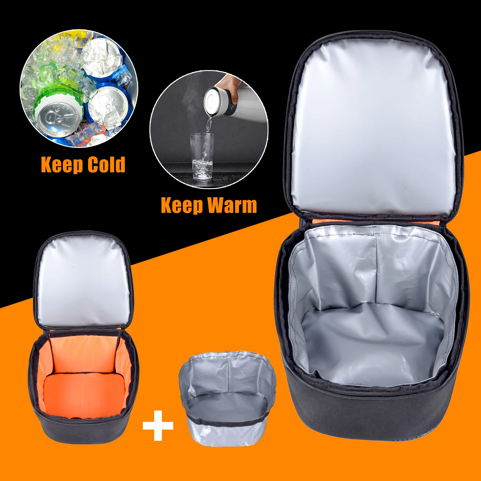 Tas Penyimpanan Bawah Kap Mesin Tahan Air, Organizer Nilon, Kotak Peralatan Pendingin dan Penghangat untuk Aksesoris UTV Polaris RZR RS1 2018+