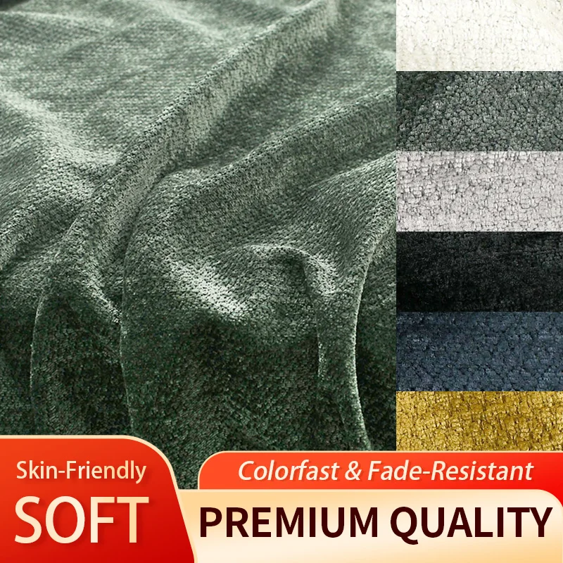 

Meetee 90*145cm Sofa Cover Pillow Sewing Fabric Thick Woven Fabrics Solid Color Furniture Decor Cloth DIY Home Textile Accessory
