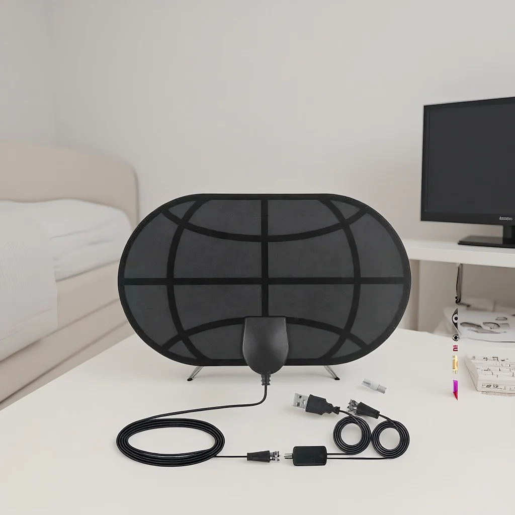 

Цифровая ТВ-антенна с высоким коэффициентом усиления 25 дБ, прием 4K Ultra HD, усиление сигнала до 980 миль