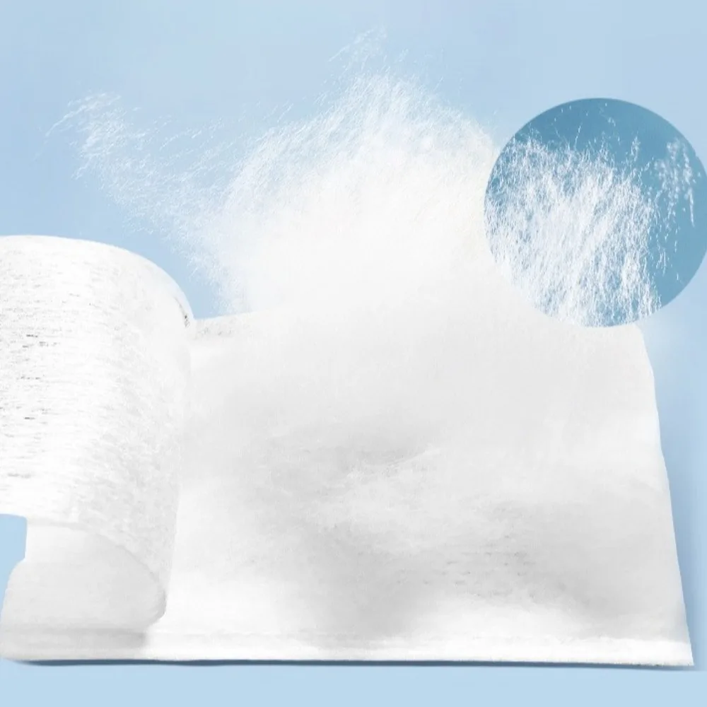 222 ชิ้นผ้าฝ้ายธรรมชาติความงามแต่งหน้าผ้าฝ้ายหนาทิ้งผ้าฝ้ายสองด้านประหยัดน้ําแต่งหน้าผ้าฝ้าย