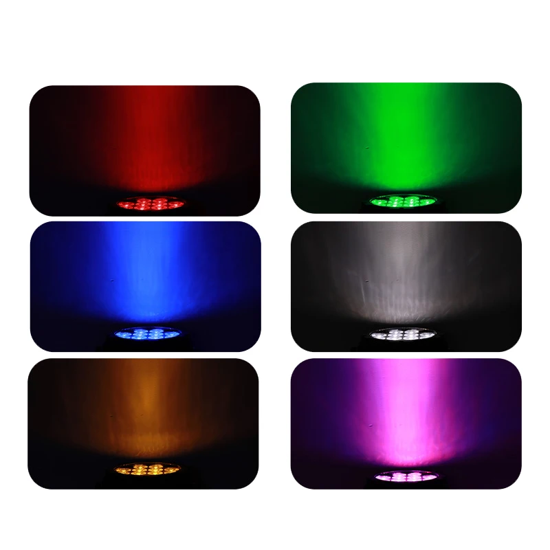 2025 12 Waterproof Battery Par Light 6 in 1 Wireless Mobile Phone Control Outdoor Wedding Stage Lighting