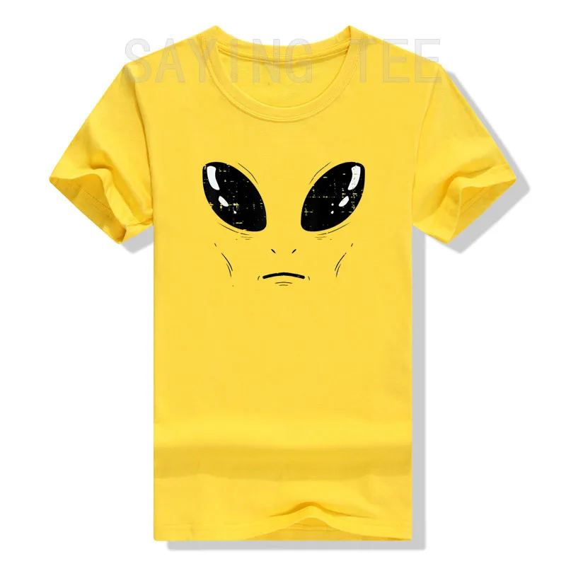 Alien-Gesicht Weltraum Lustiges Halloween-Kostüm Herren Damen Jungen T-Shirt Y2k UFO Alien Cosplay Halloween-Party-Kleidung Persönlichkeits-Outfit – Detail 13