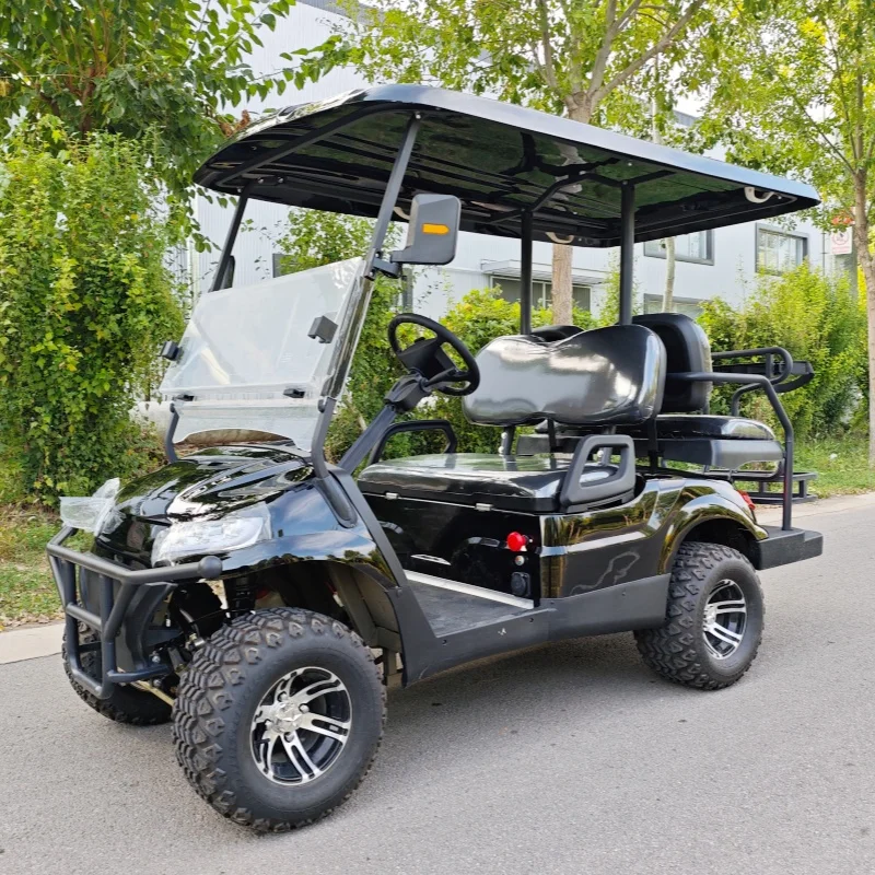 Electric Golf Cart New CE Certified Adult & Children Buggy Afable Price Bumper Rear Seat Foldable Rear Seat Built-In Storage Box