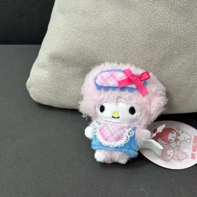 Kawaii Sanrio My Sweet Piano Plush Toys Keychain Cute Cartoon Backpack Pendant Doll Girls Birthday Gift Creative Peripherals