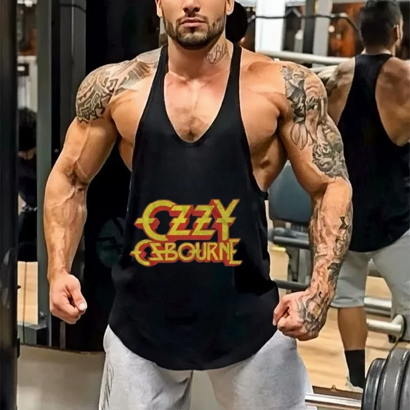 

Классический мужской свободный жилет без рукавов с принтом алфавита для фитнеса, спортзала, спорта на открытом воздухе, мужской фитнес I-Wear, тренд новой моды