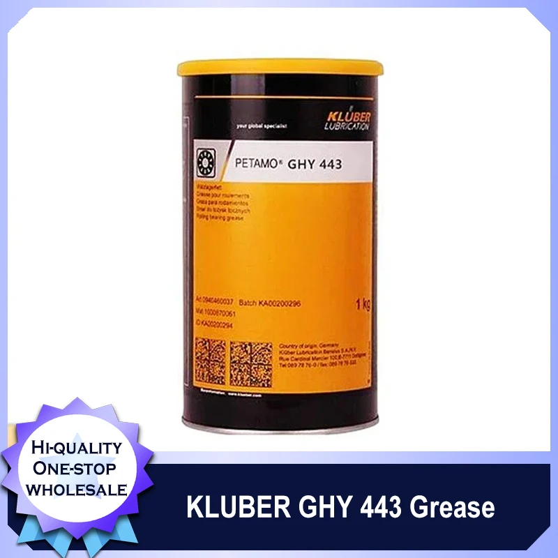 KLUBER PETAMO GHY 443 and GHY441 temperature Long-lasting Greases Used in Heavy-duty Rolling Bearings Germany Original Product