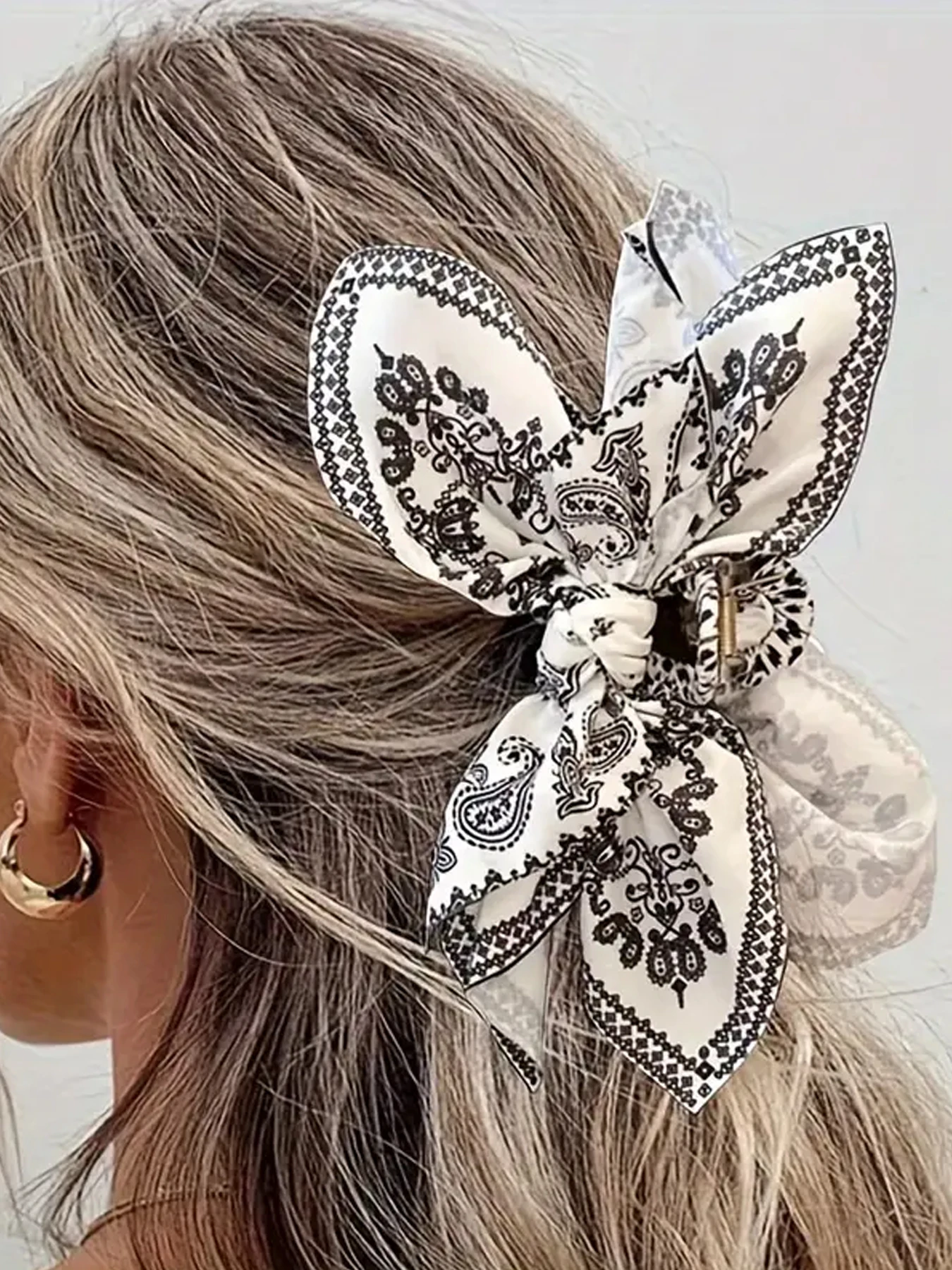 Eleganckie damskie kokardki spinki do włosów dwustronne duże satynowe spinki do włosów rekina solidna kokardka spinki do włosów Barrettes akcesoria do włosów