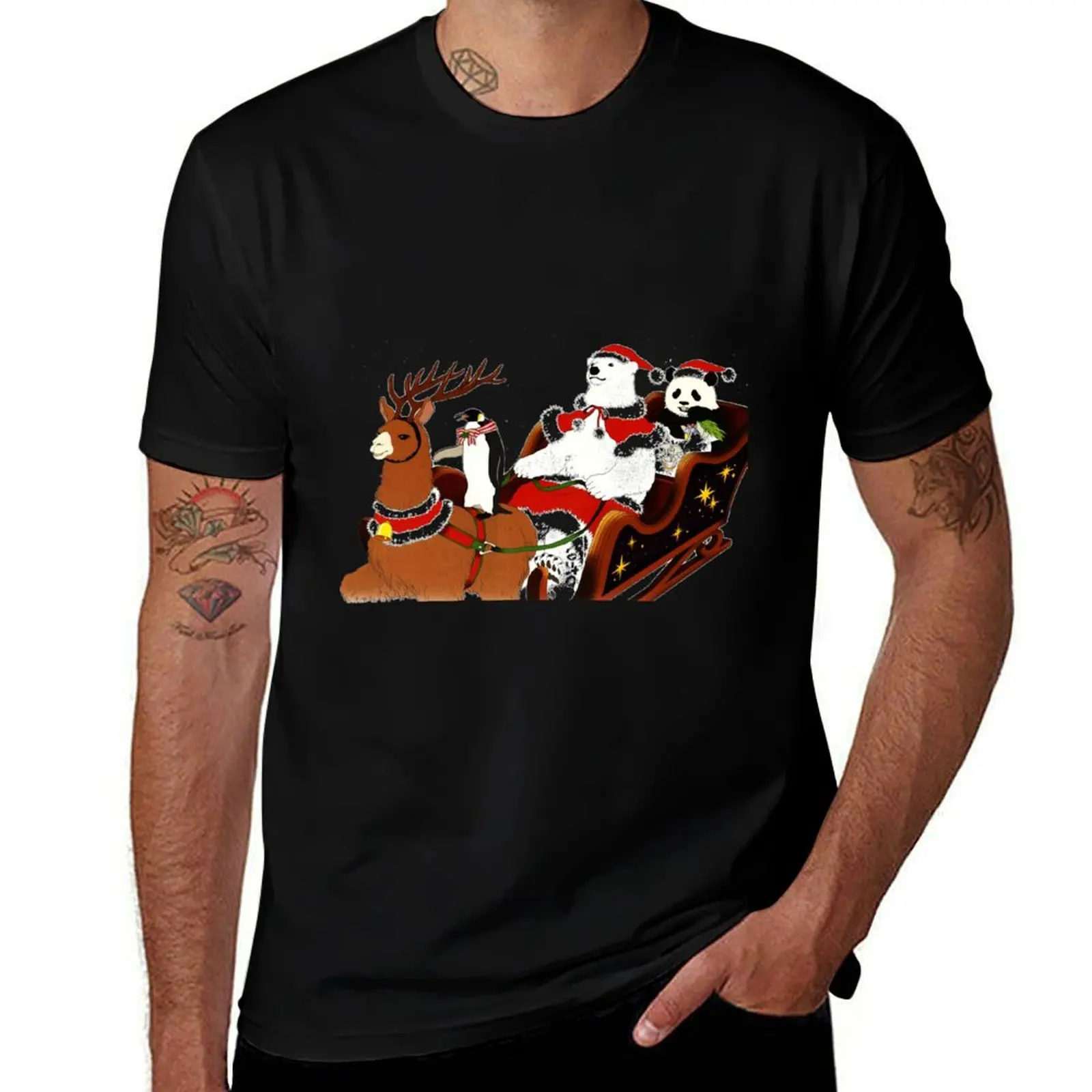 

Shirokuma Cafe, Holiday Spirit! T-Shirt essential t shirt cotton t shirts man 100% man t shirt summer T-Shirt