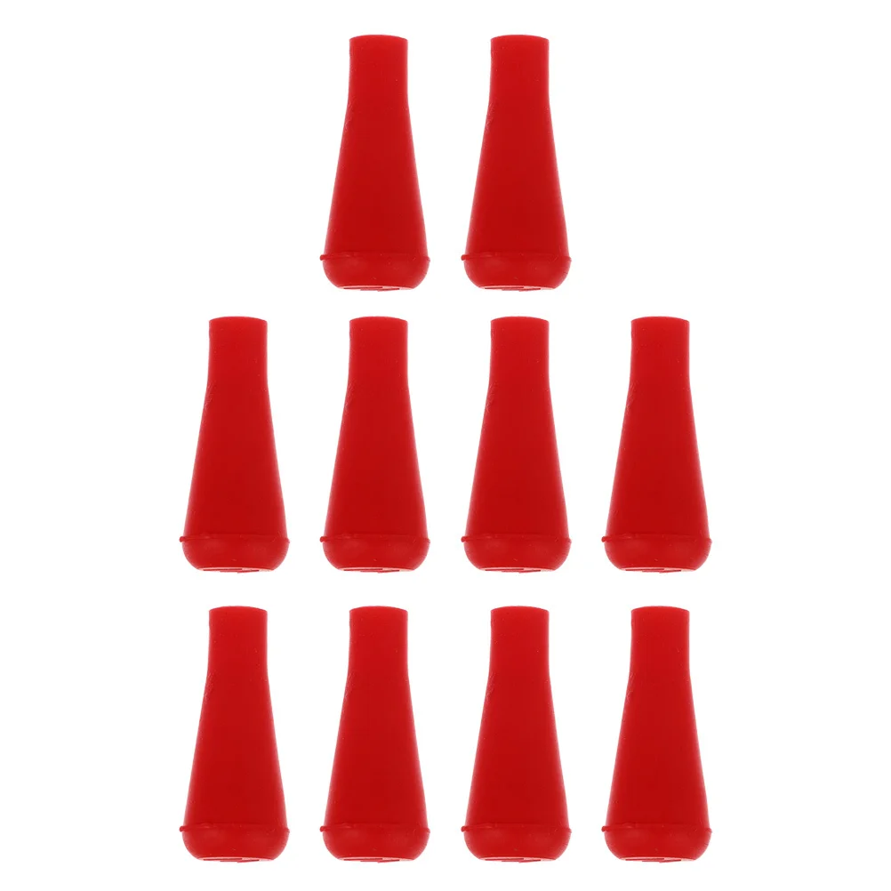 10 قطعة نصائح الرماية المطاطية حادة برودهيد لممارسة الرماية تدريب السلامة رأس السهم لخشب الألياف الزجاجية الكربون الخيزران