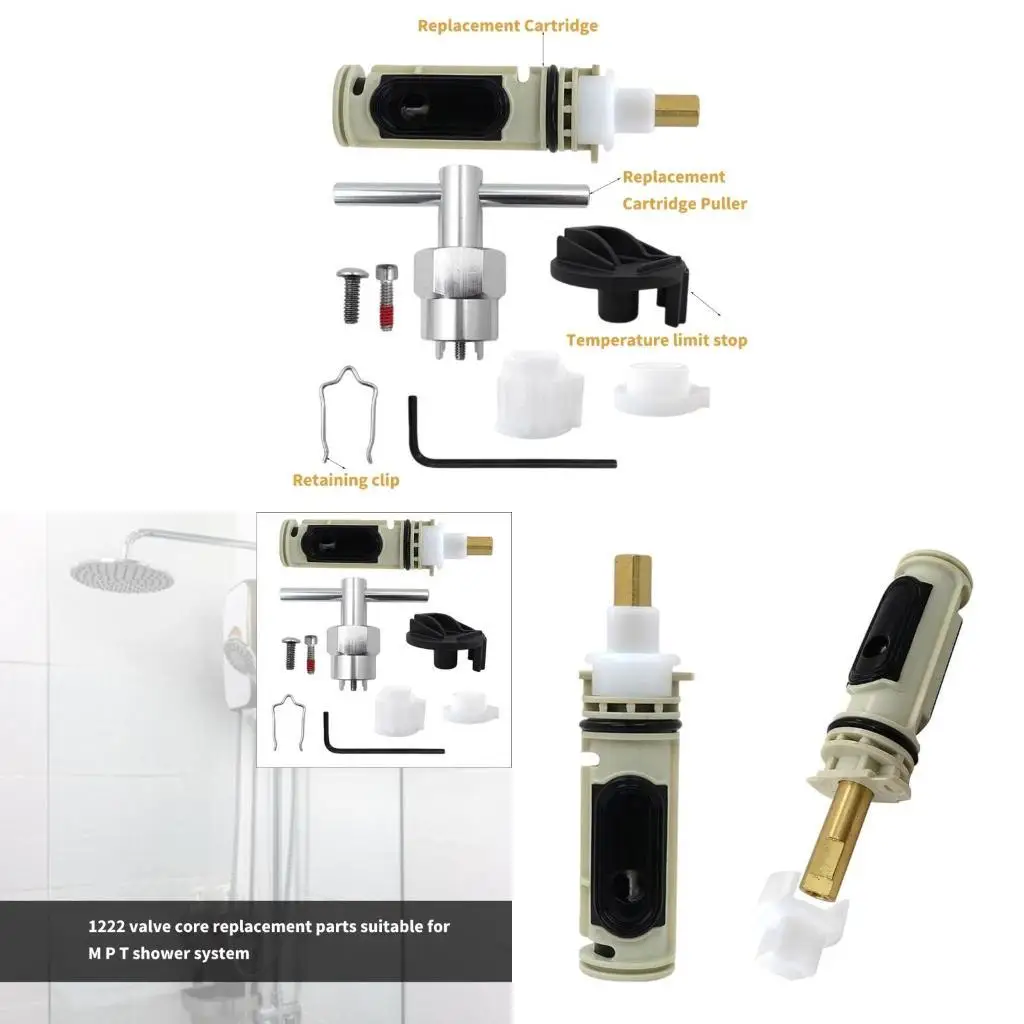 

R9UF Латунный стержень, сменный картридж для смесителя с одной ручкой, комплекты картриджей для долговечных смесителей Posi Temp