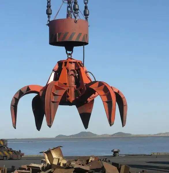 Multi-Claw Customized Excavator Grapple Attachment for Scrap Metal Demolition Sorting Work