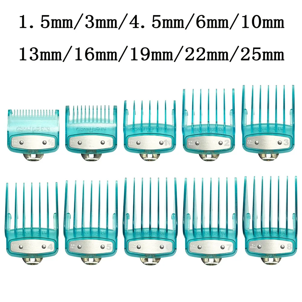 

2PCS/8/10PCS Limit Comb For Wahl Electric Clipper Hair Trimmer Purple Positioning Caliper Green Hair Clipper Guard Barber Access