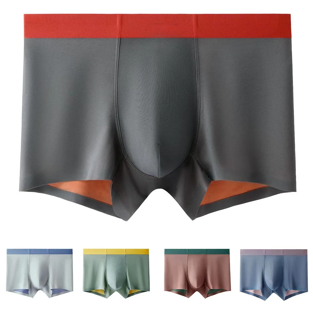 ملابس داخلية بوكسر للرجال بدون خياطة، ملابس داخلية رفيعة قابلة للتنفس، مناسبة للراحة والدعم #6