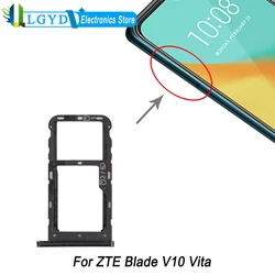 SIM Card Tray + SIM Card Tray / Micro SD Card Tray for ZTE Blade V10 Vita