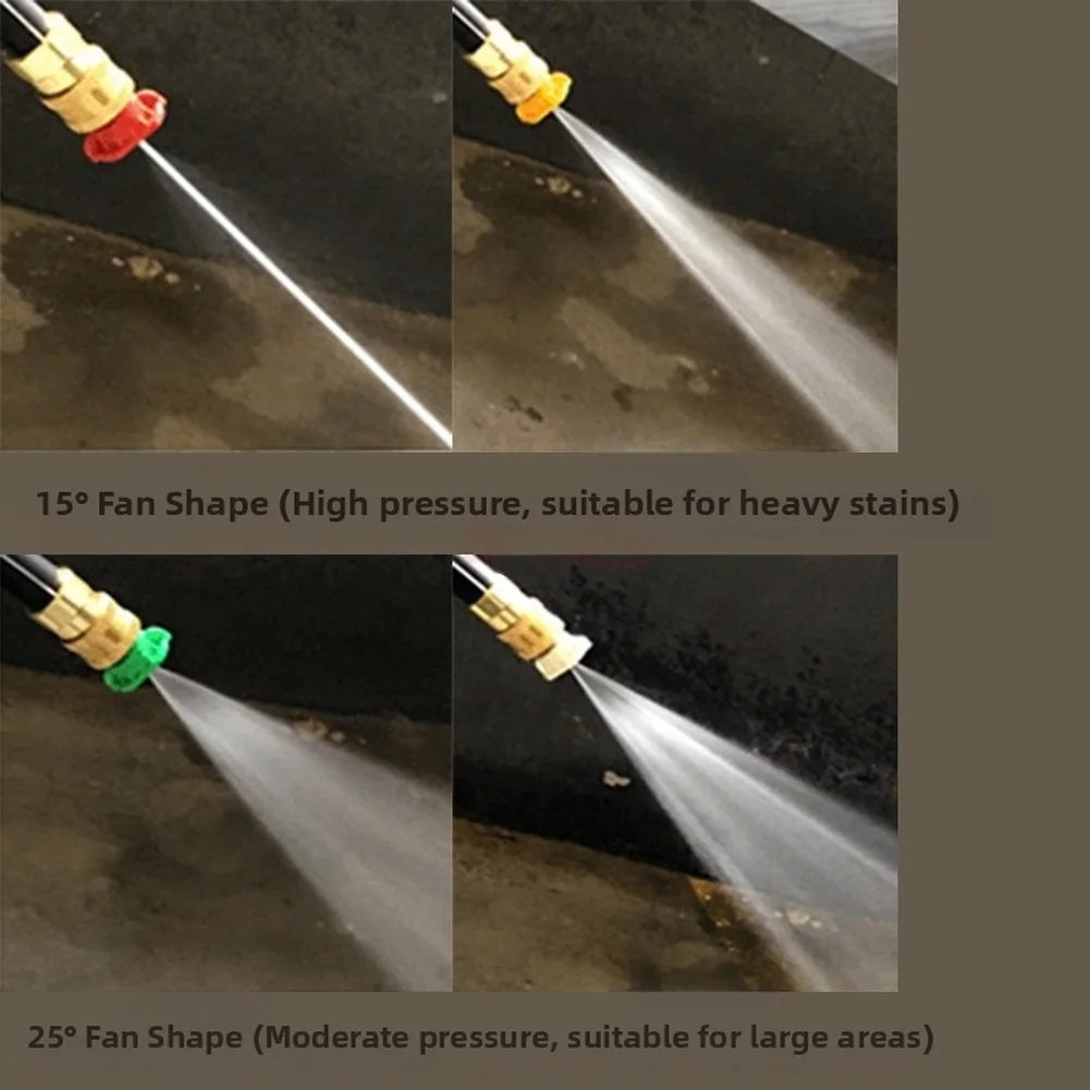 

Распылитель для мойки высокого давления из нержавеющей стали 28*17*12 см с 4 насадками (0 ° , 15 ° , 25 ° , 40 ° Для мойки автомобилей и полива сада